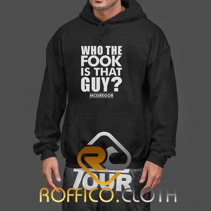 Jaket Hoodie Logo UFC Conor McGregor THE - Roffico Cloth