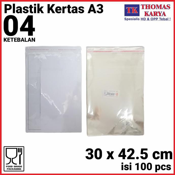 

Ready Stock] 30X42.5 Cm Plastik Opp Tebal (Lem) | Plastik A3 | Plastik Hijab