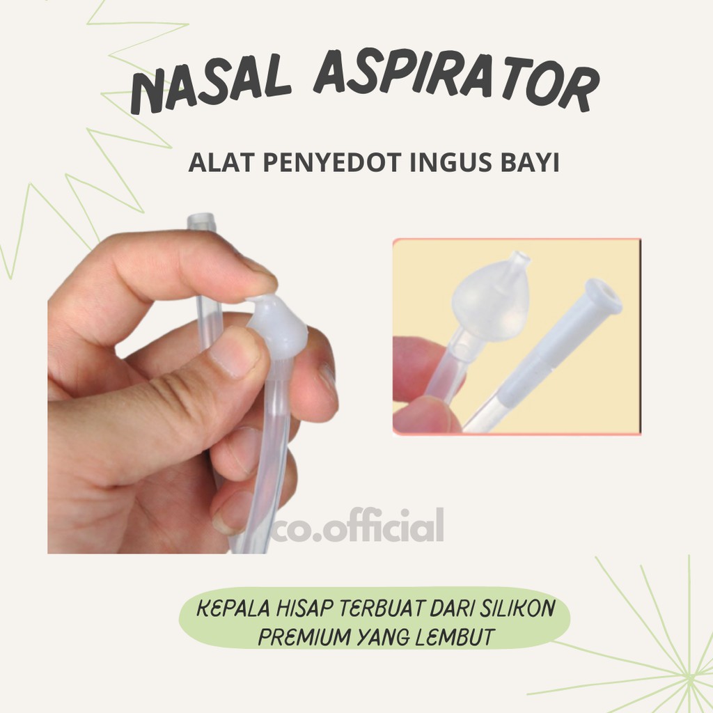 NASAL ASPIRATOR ALAT SEDOT INGUS BAYI DAN ANAK SILIKON