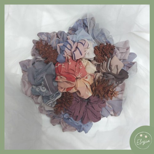 ✨ ELYSIA ✨ Scrunchie  Kucir Rambut Hijab Cepol Standar