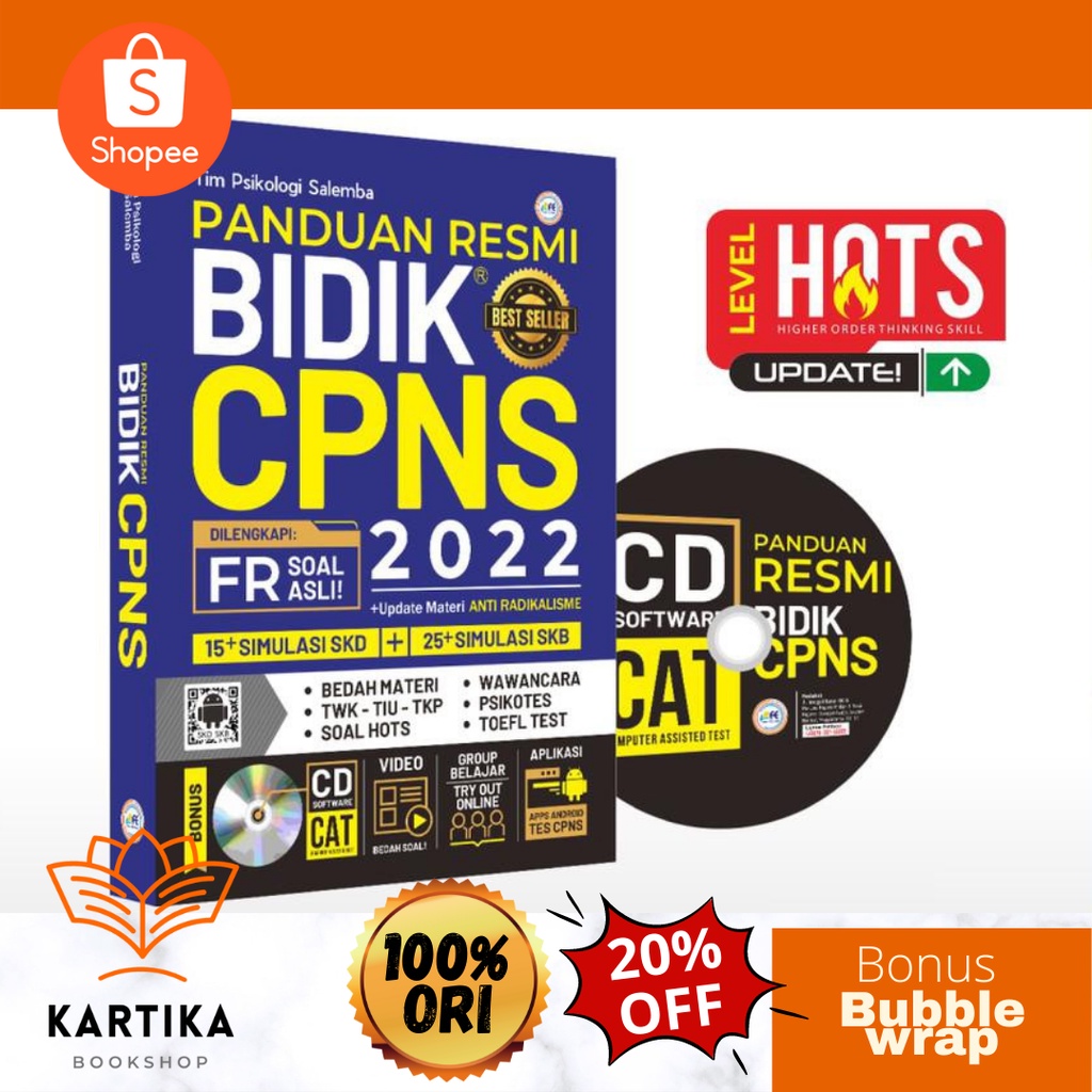 BUKU SOAL CPNS  Buku Panduan Resmi Bidik CPNS 2021 - 2022