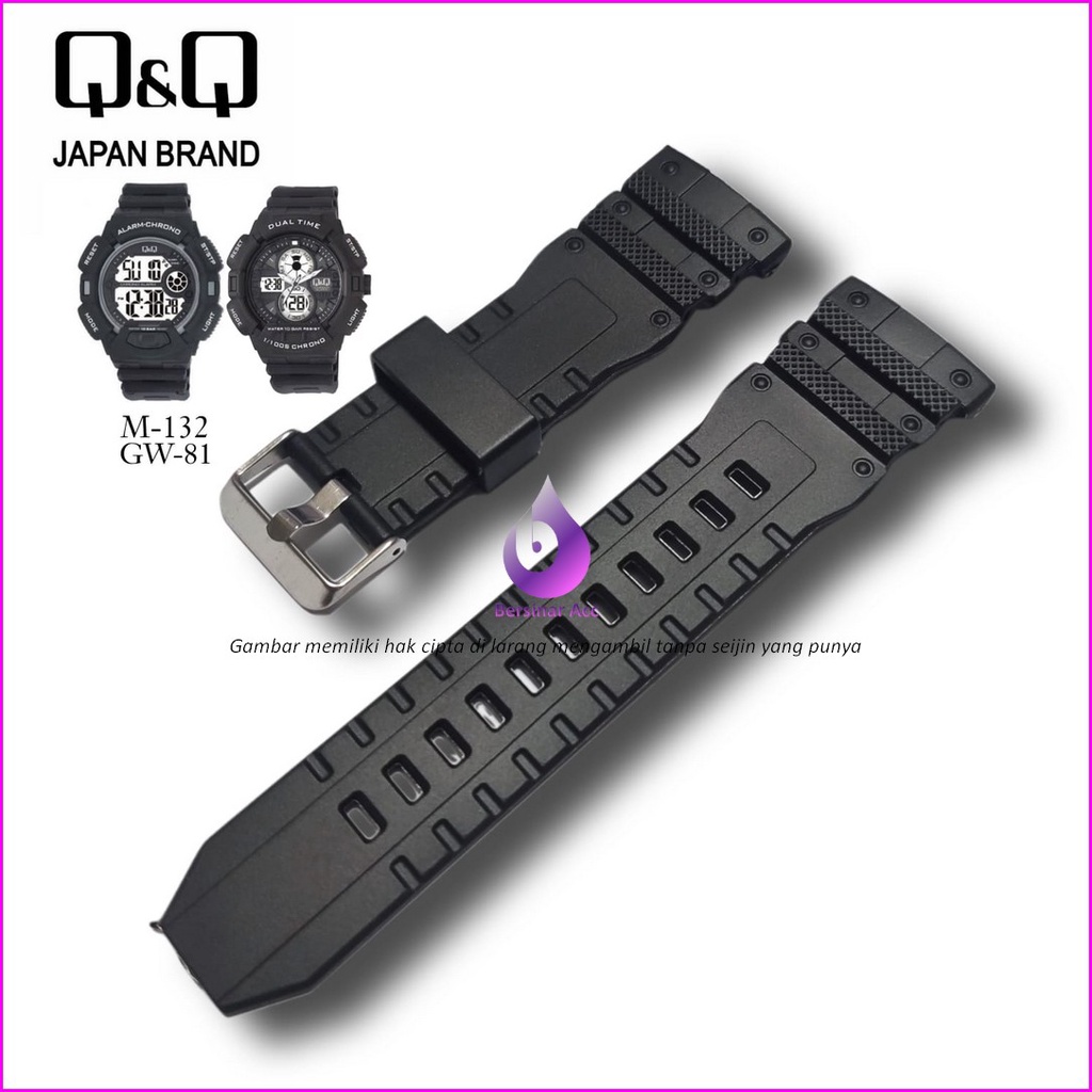 Strap tali jam tangan qnq m132 gw81 rei elite