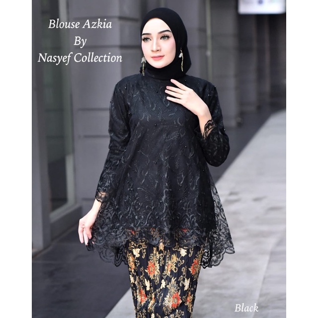SETELAN KEBAYA BLOUSE CANTIK - MODEL BAJU KEBAYA KEKINIAN - KEBAYA TERLARIS / KEBAYA WISUDA MODERN C