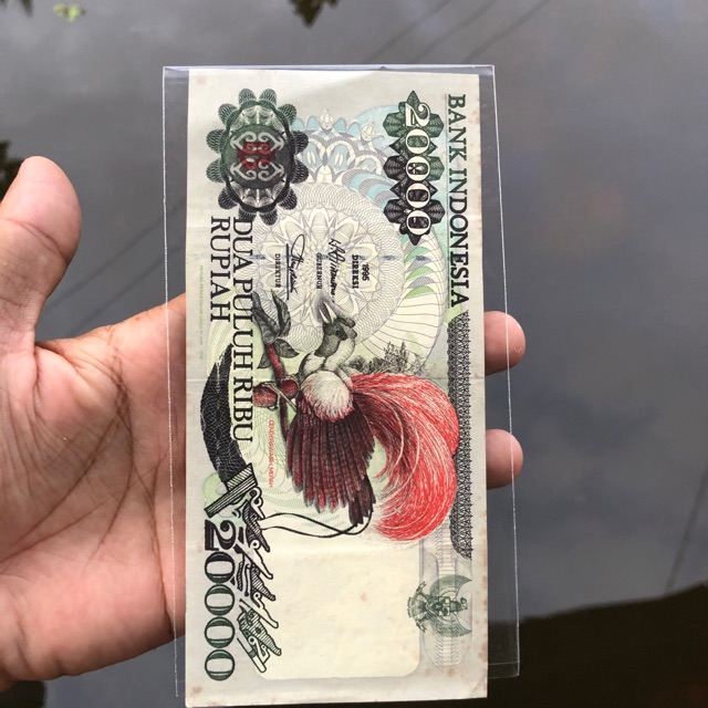 Uang Kuno 20000 Cendrawasih XF