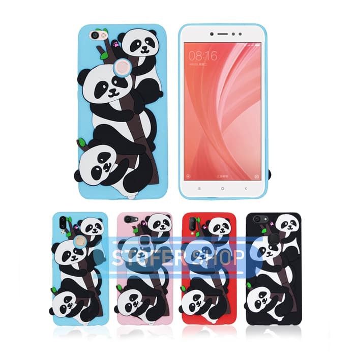Case Boneka PANDA Xiaomi Redmi Note 5a Casing Karakter / Softcase