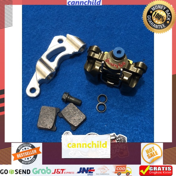 CALIPER BREMBO CNC DORAEMON + BRACKET BREKET HONDA YAMAHA [Termurah]