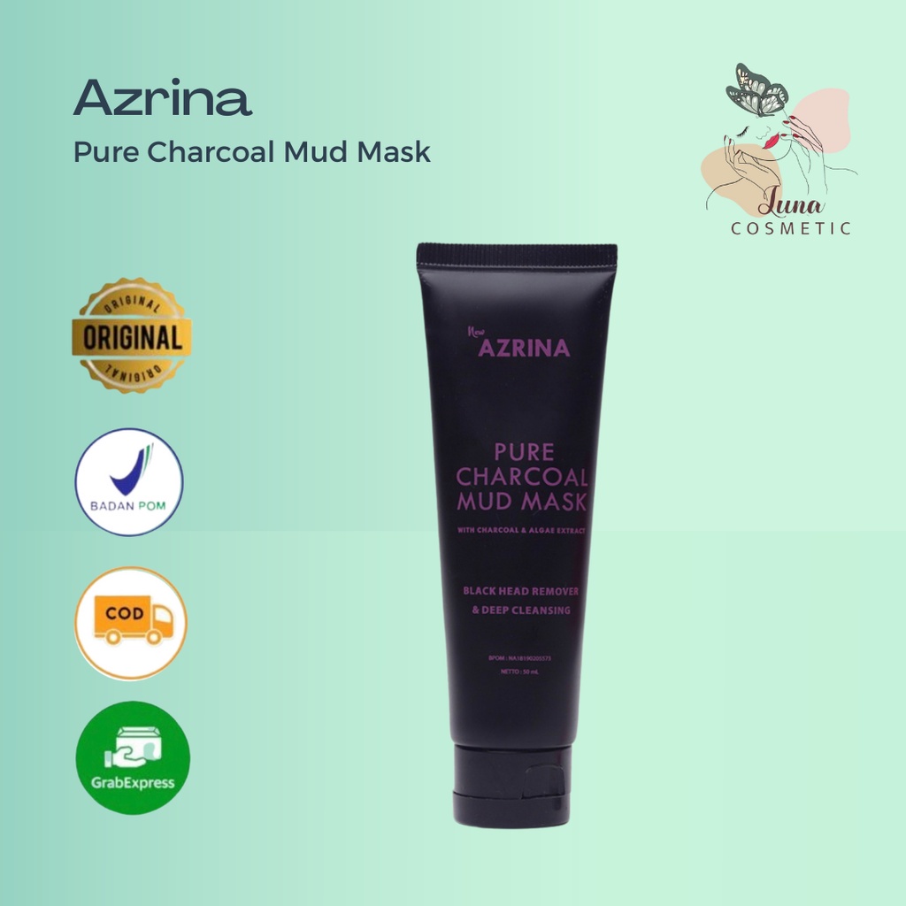 Azrina Pure Charcoal Mud Mask 50ml