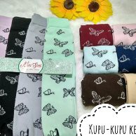 [BRAND HUSNA HIJAB] Kaos Kaki Jempol Motif Telapak Hitam / Kaos Kaki Motif