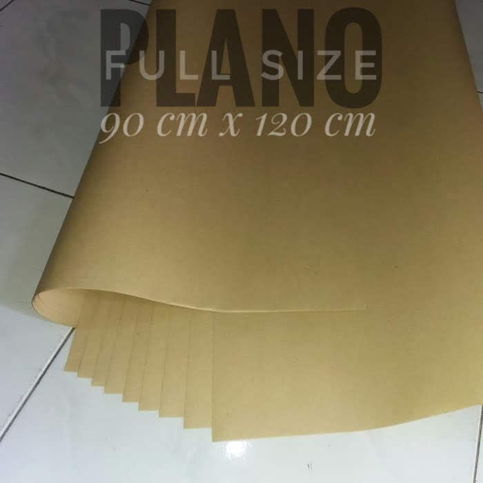 

Kertas Samson / Pembungkus / Kertas Coklat 80 Gsm Uk 90 cm X 120 cm (5 lembar)