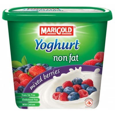 

#HANDCARRY Marigold Non Fat Yoghurt Mixed Berries 1kg - UFOHCR2063