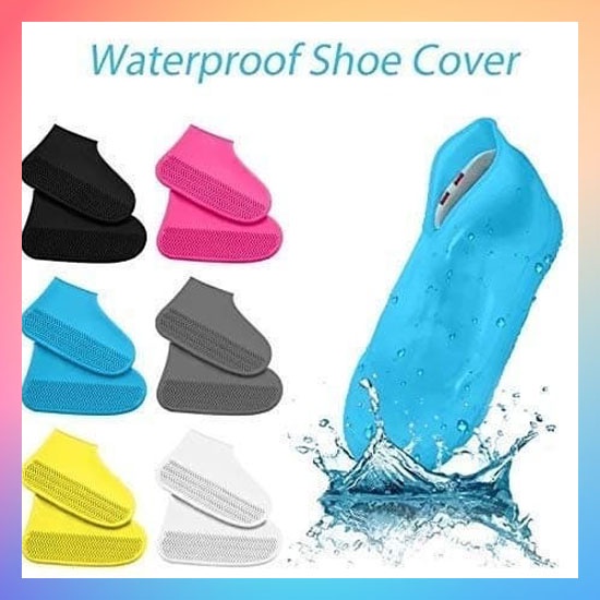 Cover Sepatu Karet Silicone Anti Air Sarung Pelindung Waterproof Silikon Shoes boots sendal kaki / Cover Shoes Cover Sepatu Anti Air Hujan Waterproof Pelindung Sepatu