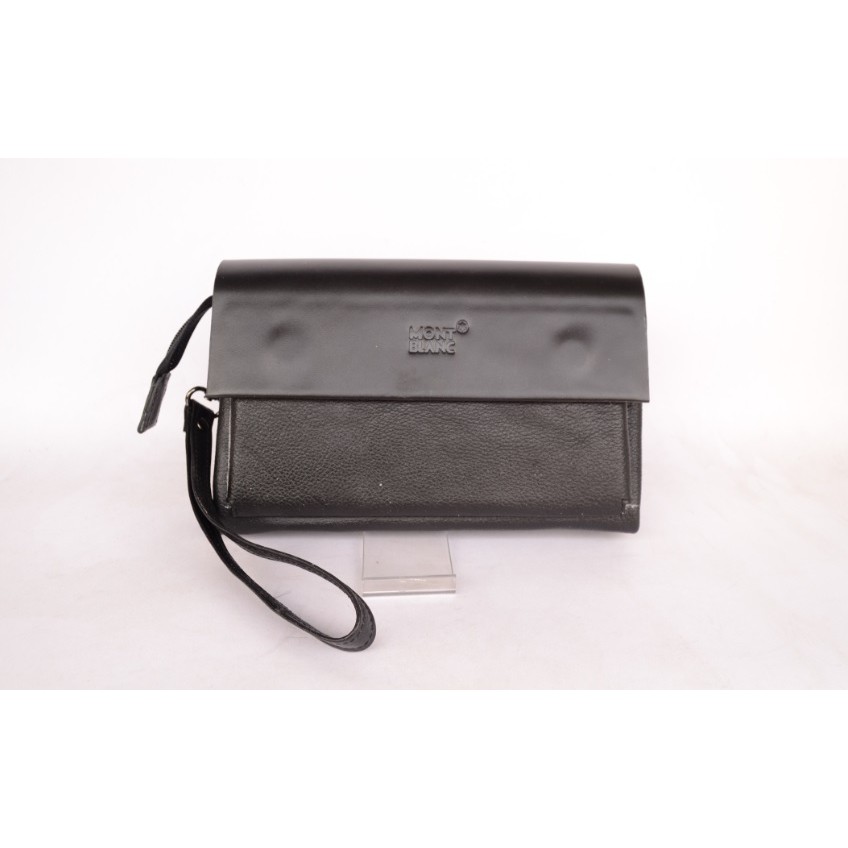Handbag Tas Tangan Kulit Asli Montblanc Hitam