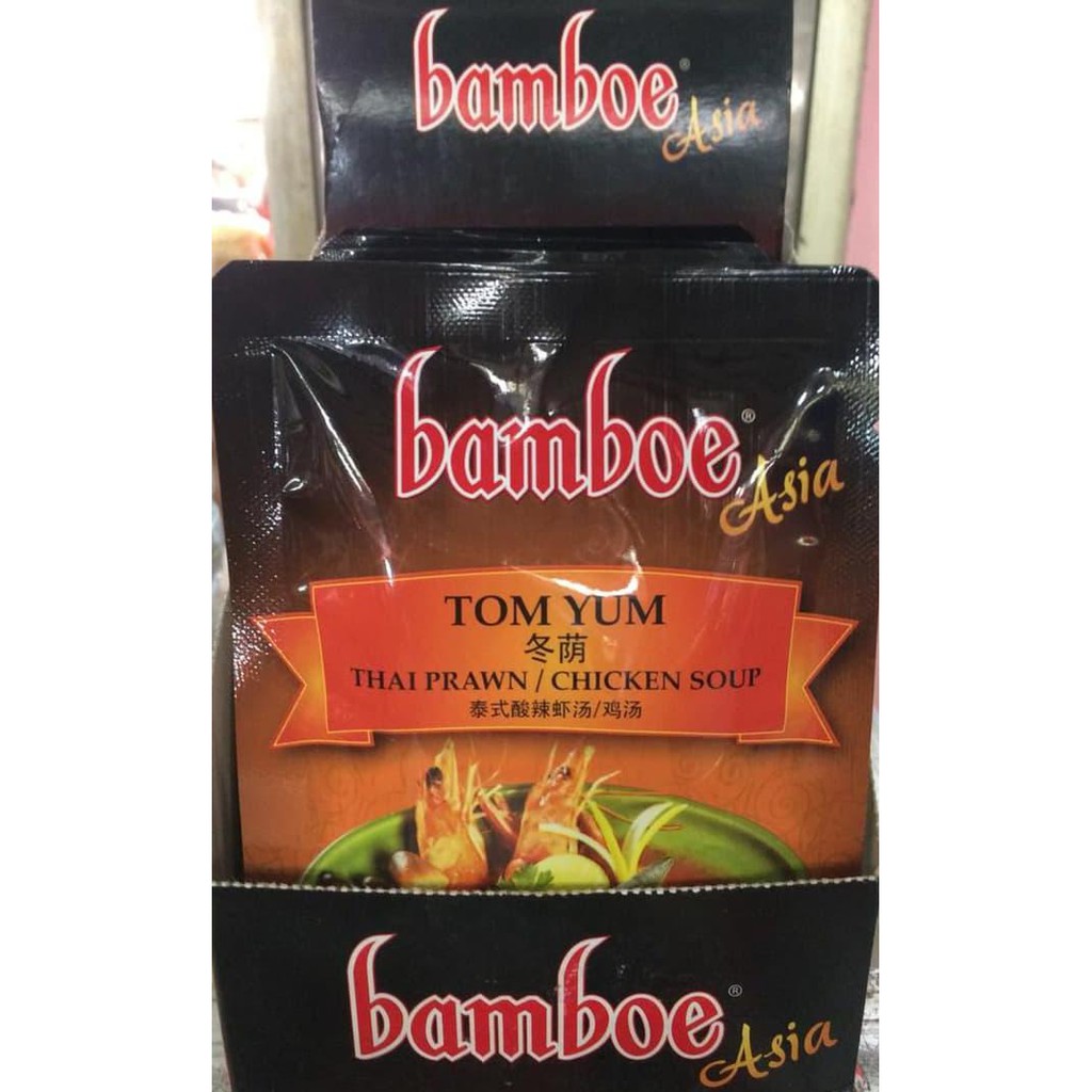 

03QG BUMBU TOM YUM BAMBOE ASIA - BUMBU TOMYAM - BOX|DUS 12 SACHET YZ8V