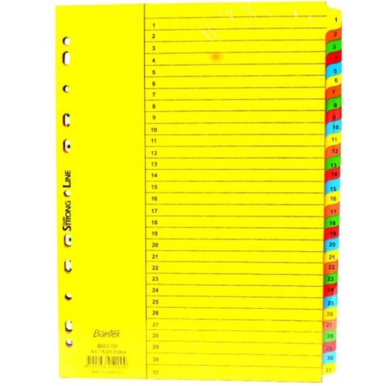 

Bantex 6052 divider 1-31