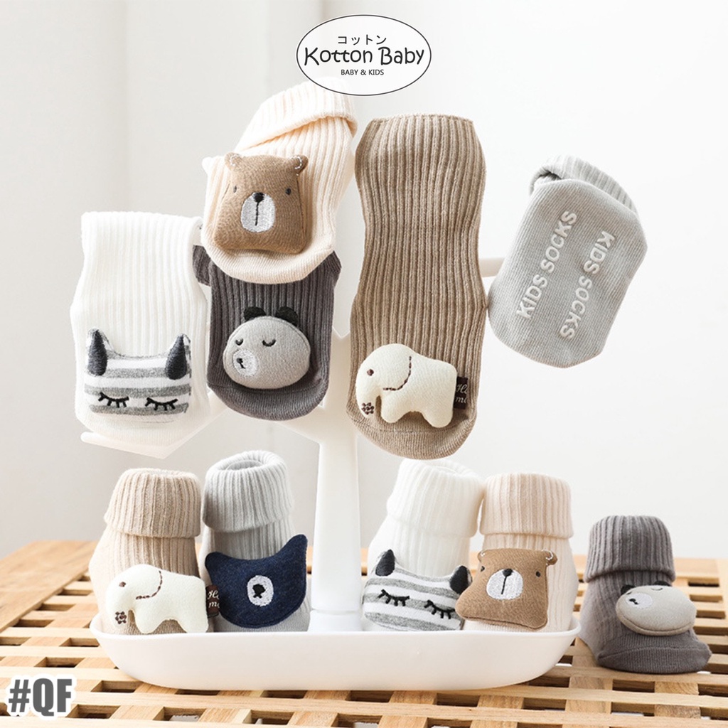 0-1 thn | KAOS KAKI BAYI ANAK IMPOR NEWBORN SOCKS LUCU KARAKTER KARTUN LAKI LAKI catalog QN QF