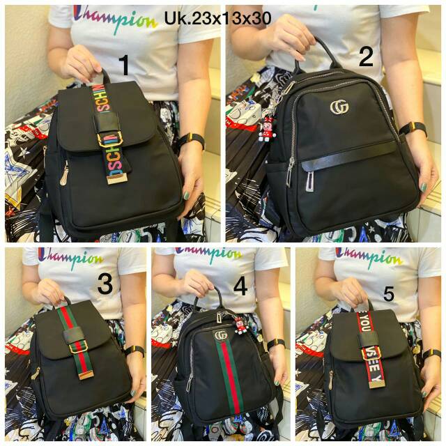 Tas Ransel wanita merk gucci