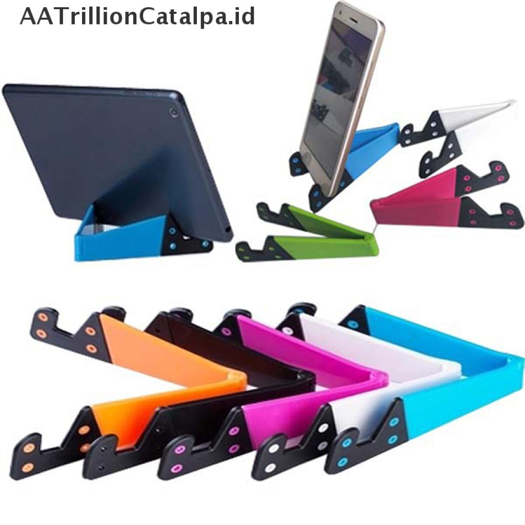 (AATrillionCatalpa) Stand Holder Hp Portable Untuk iPhone / Android / iPad