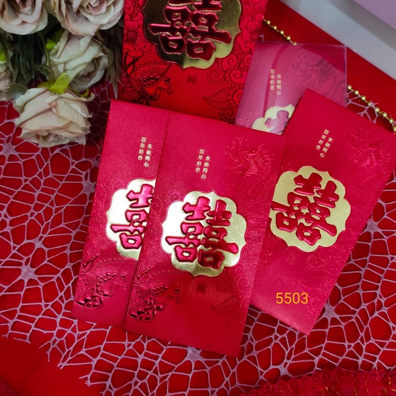 

[22 LEMBAR] ANGPAO WEDDING SUNGHIE MIKA BOX PANJANG