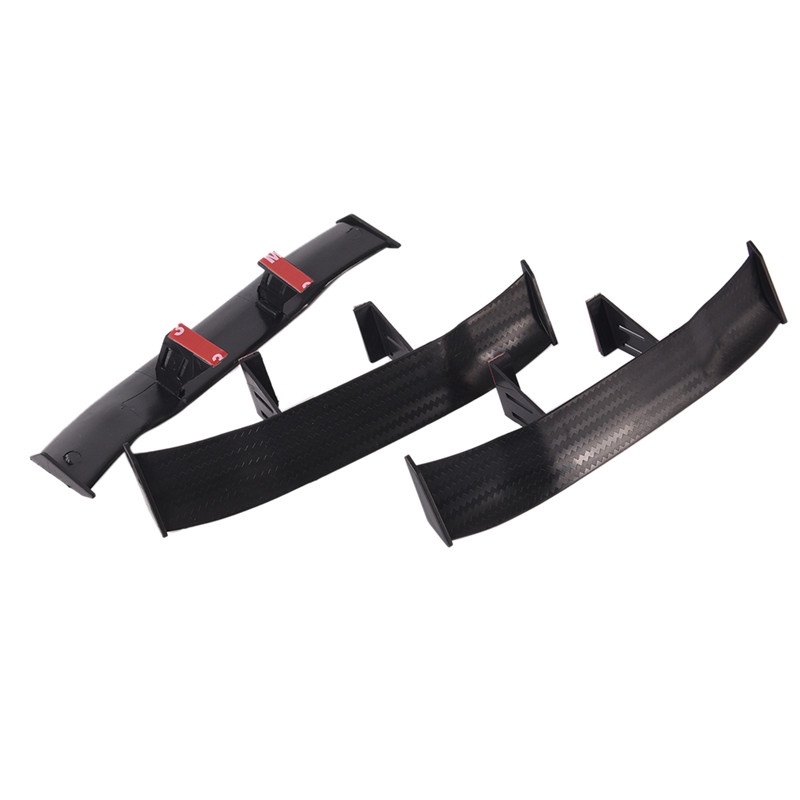 {LUCKID}Hot Universal Mini Spoiler Car Rear Tail Decoration Spoiler Wing Carbon Fiber