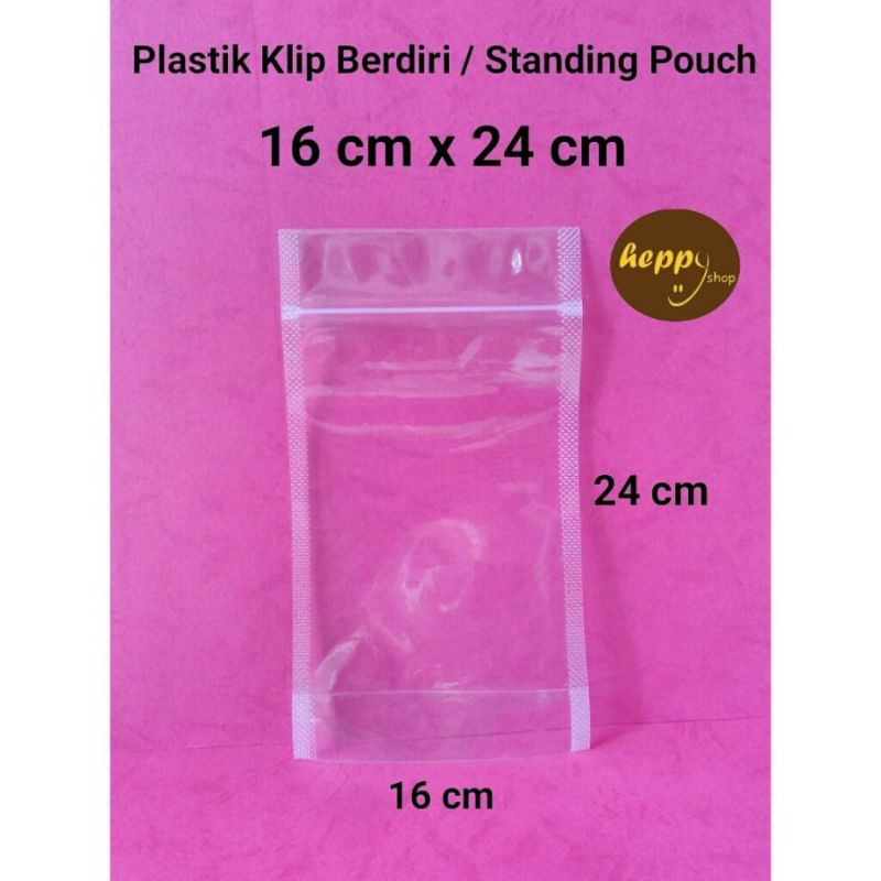 Standing Pouch 16x24 cm Plastik PP Macho
