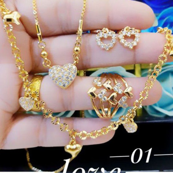 Xuping set Perhiasan Lapis Emas 24k 2814n