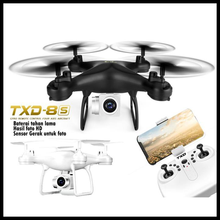 TXD 8S DRONE CAMERA DRONE QUADCOPTER DRONE CAMERA ORIGINAL IMPORT MURA - MERAH
