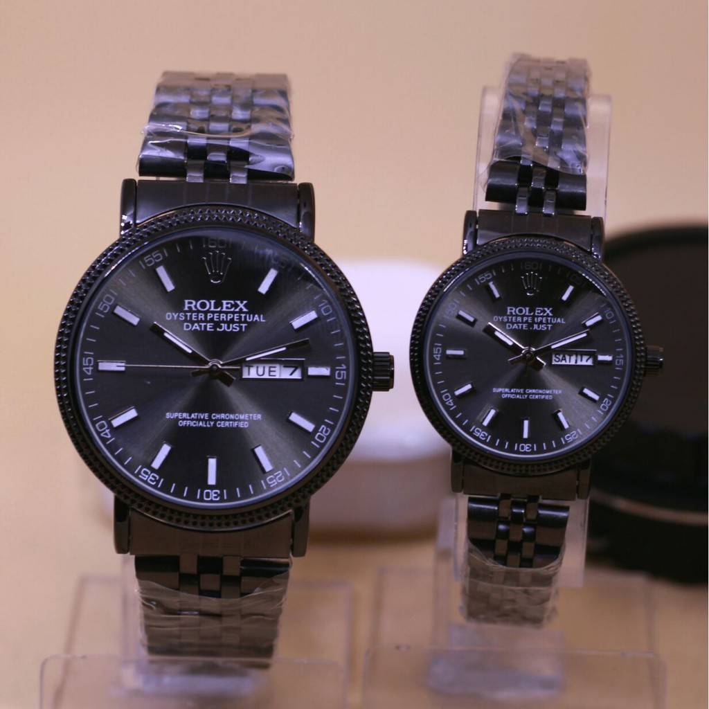 JAM TANGAN COUPLE ROLEX PRIA MURAH JAM ANALOG WANITA BEST SELLER
