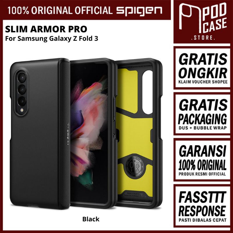 Spigen Slim Armor Pro Case Samsung Galaxy Z Fold 3 Hardcase Casing