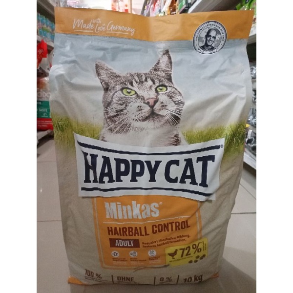 Happy Cat Minkas Hairball Control 10kg Gojek/Grab Only