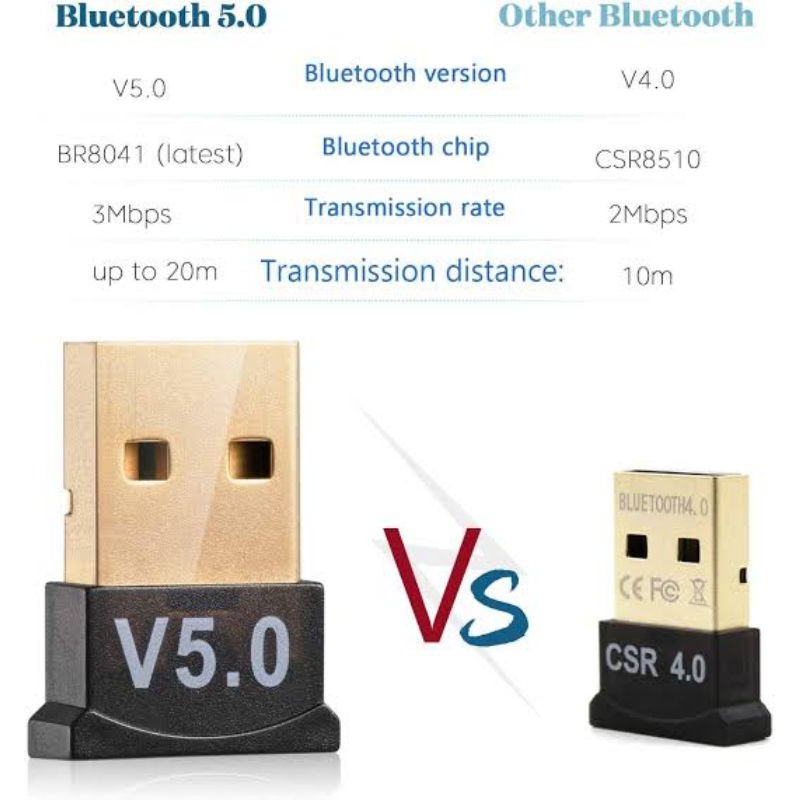 M-Tech Bluetooth Versi 5 Original USB Adapter