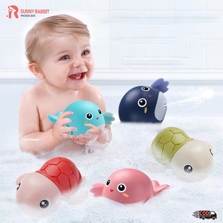 Bebek mainan mandi bayi/Bayi Bentuk DOLPHIN/Mainan Mandi Bayi Kura Kura/mainan mandi bayi(B81-82)