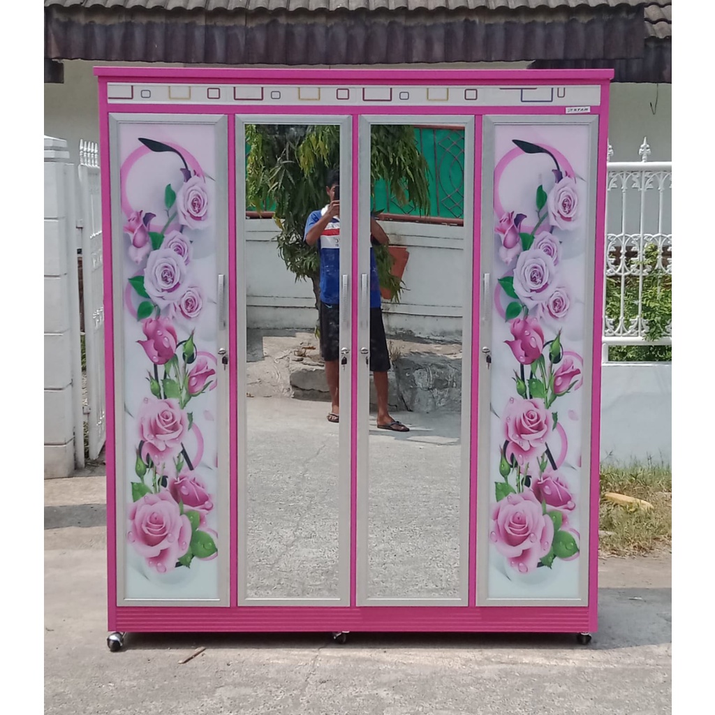 LEMARI PAKAIAN ALUMUNIUM / LEMARI BAJU ALUMUNIUM