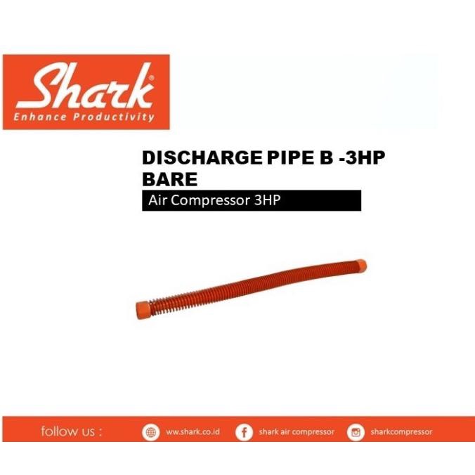 Pipa Ulir / Discharge Pipe B (Kepala) - Kompresor Angin Shark 3Hp