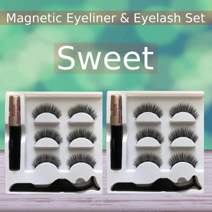 Youle Magnetic Eyeliner and Eyelash Set - Sweet