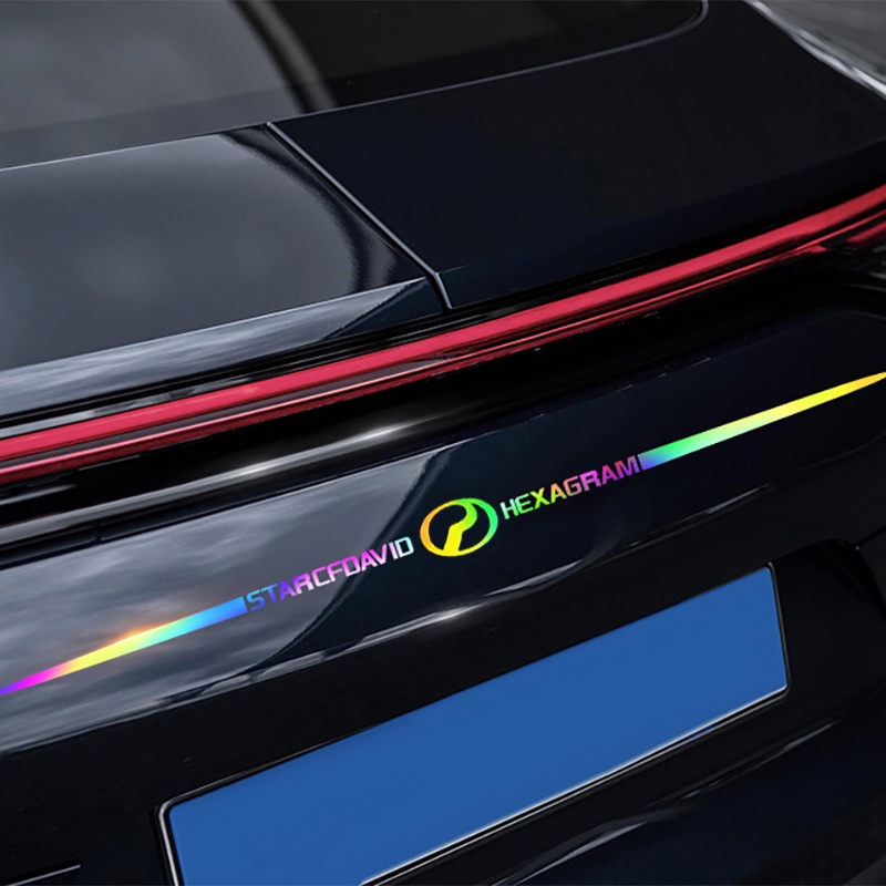 Stiker Logo Laser Reflektif Warna-Warni Untuk Mobil Perodua Viva Myvi Bezza Aruz Kancil Axia