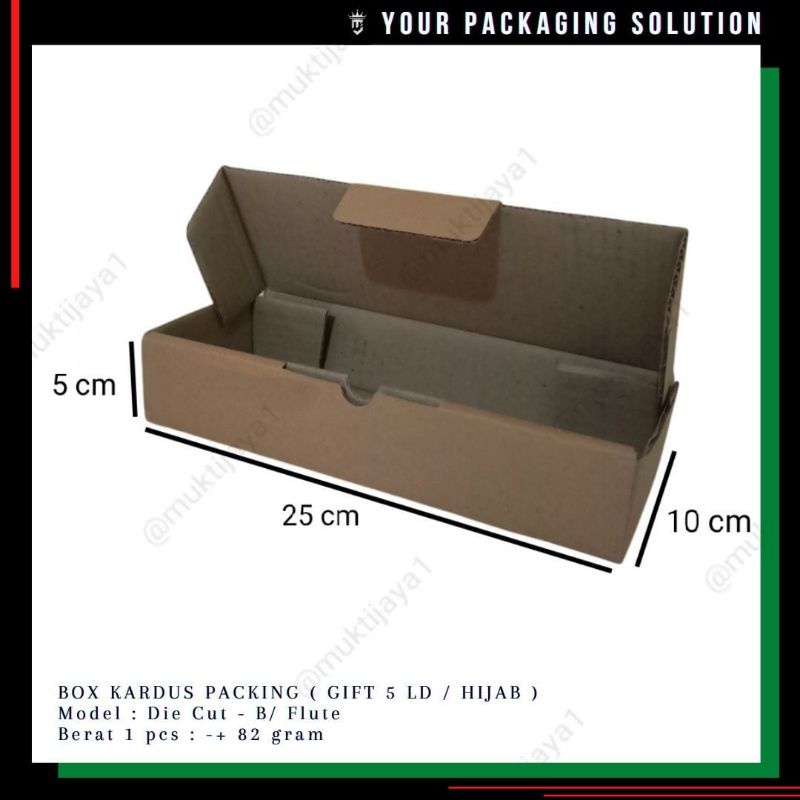 

BOX GIFT 5 (HIJAB) • 25x10x5cm LD • Kotak/Kardus/Karton