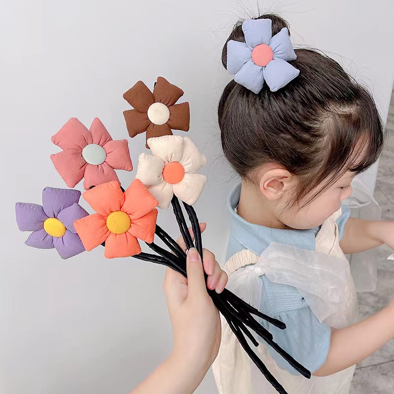 (COD)Jepit Anak Motif Bunga Besar Model Korea Import