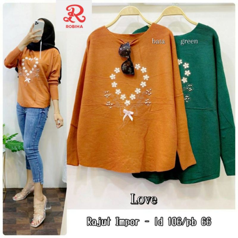 baju wanita rajut import