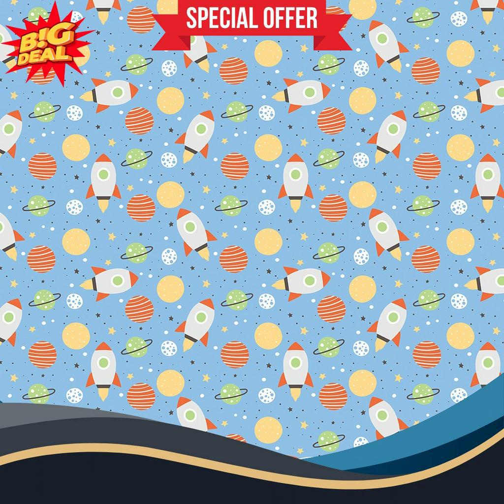 

PRODUK AWAL TAHUN Kertas Kado Harvest Wrapping Paper Baby Boom Space