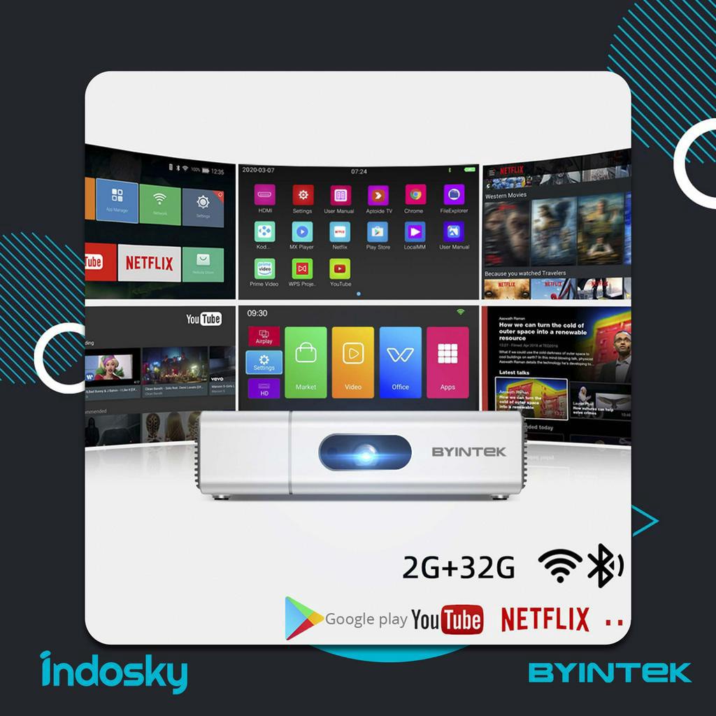 [GARANSI 1 TAHUN] Proyektor U50 Pro | Original Full HD | Byintek U50 Pro | Proyektor Mini Original | Projector Original | Proyektor Mini | Proyektor HD | Proyektor Portable | Proyektor Byintek | Projector Original | Pusat Proyektor Indonesia