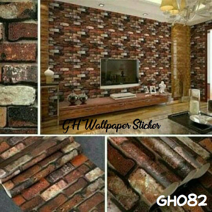 Wallpaper  Dinding Dekorasi rumah wallpaper stiker premium Stiker Hiasan kamar tidur 45cm x 9m