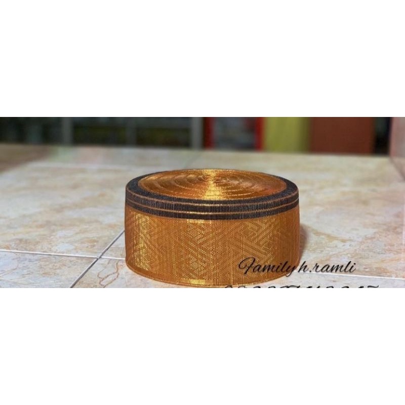 Songkok Recca pamiring tembaga/ Songkok To Bone / kopiah bugis