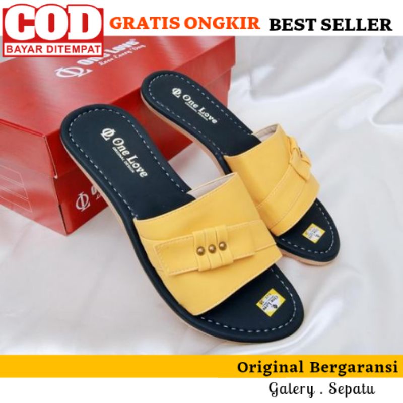 One Love Sandal Selop Wanita Terbaru One Love Original Branded Sandal HarianWanita Sandal Cewek Keki