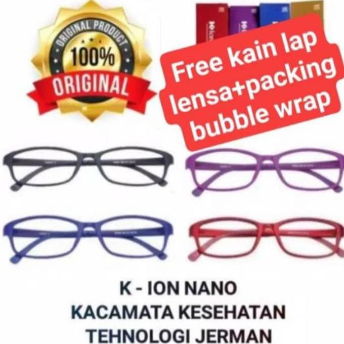 KACAMATA K ION NANO ORIGINAL KACAMATA K ION NANO KACAMATA TERAPI - HITAM
