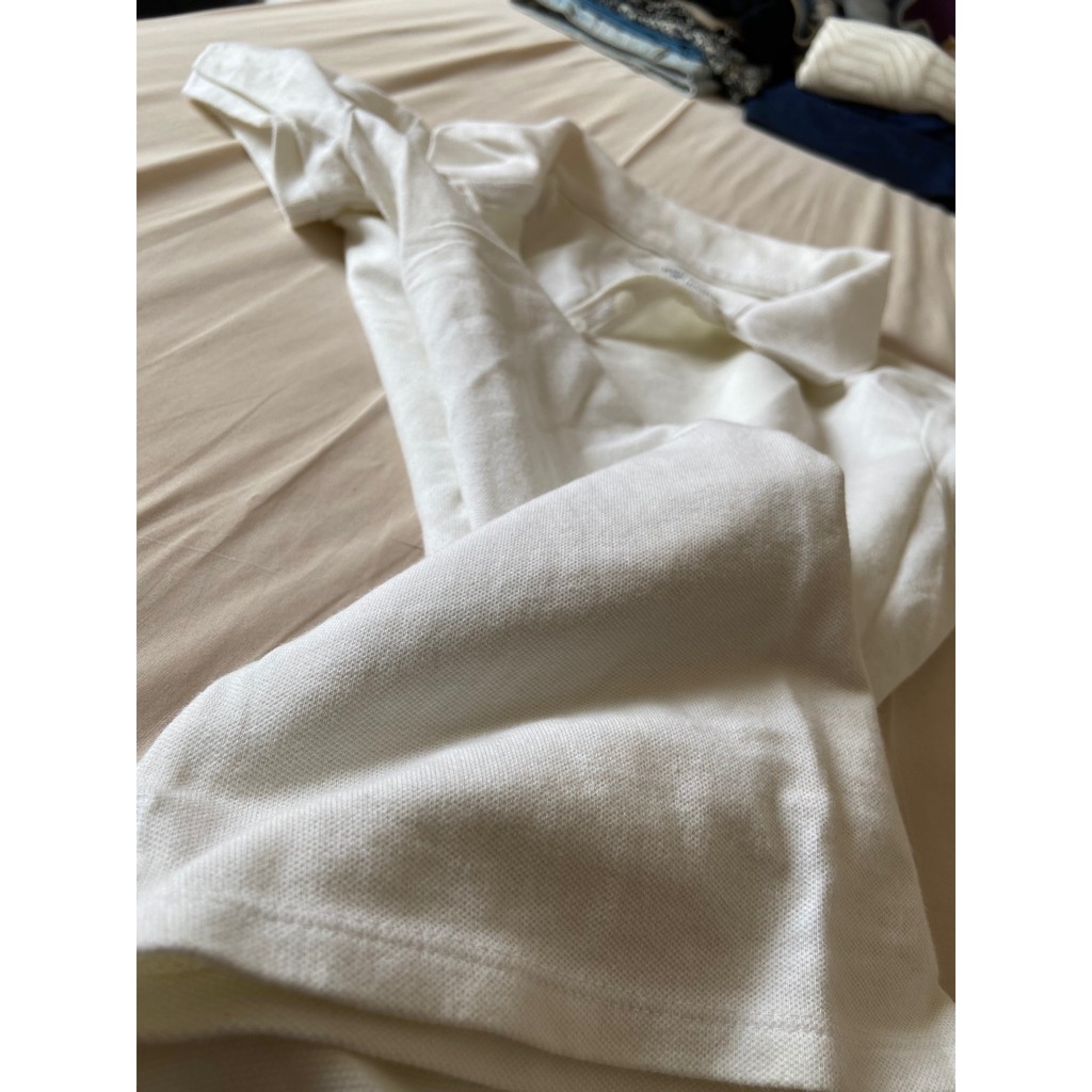 Faded Glory model polo shirt wanita - White