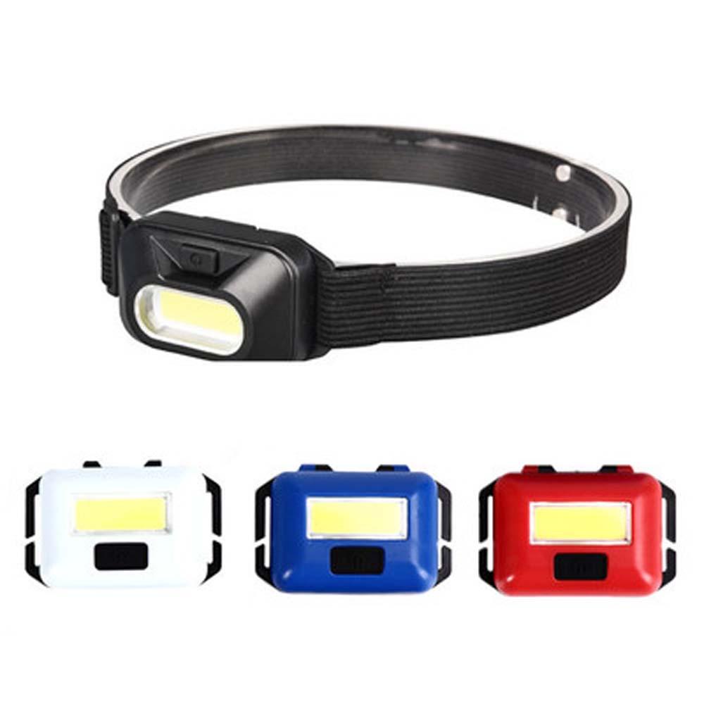 Agustina Headlamp Mini Outdoor COB LED Night Fishing Head Clip 3mode Senter Kepala