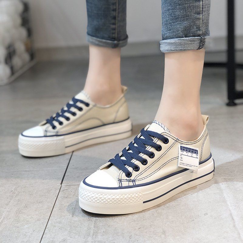 M Footwear Ran Gi - Sepatu Sneakers Canvas Wanita Import