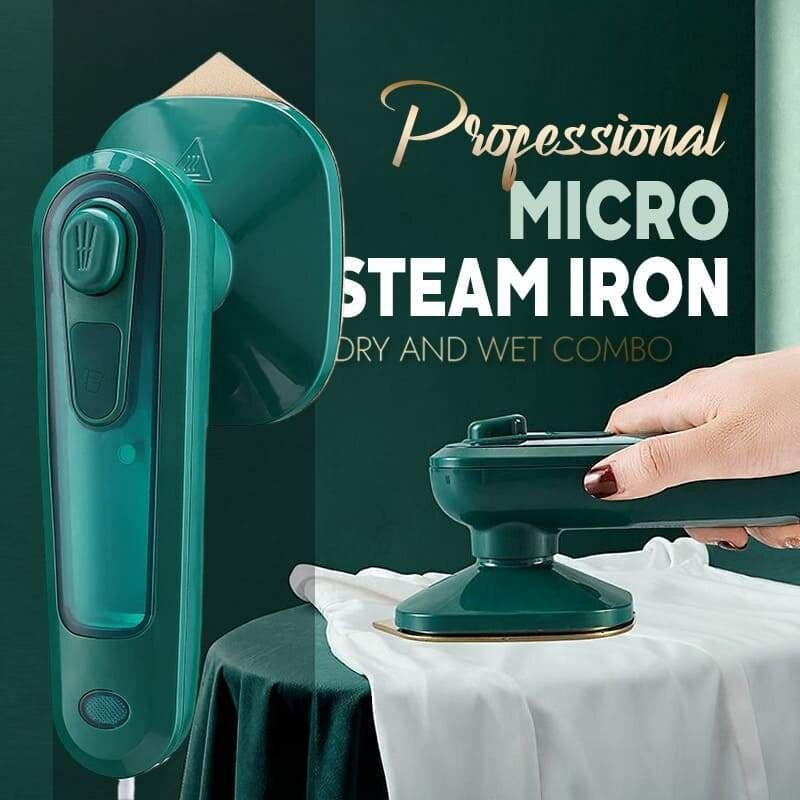 Setrika Uap Steamer Setrika Kering Basah 2 in 1 Steamer Mini Iron Portable Steam Dry Wet With Spray