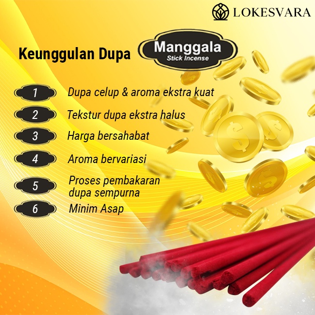 Dupa Hio Wangi Harum Celup Manggala 32cm 800gram Merah