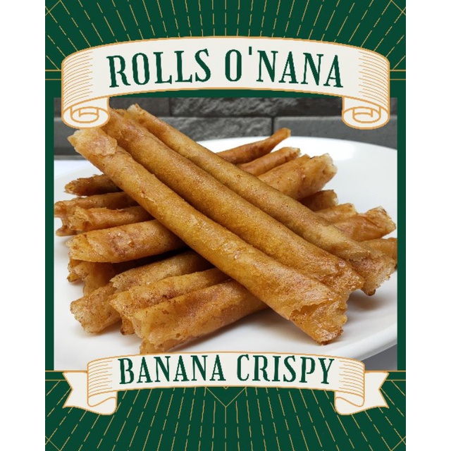 

Rolls O'Nana Banana Crispy Banana Caramel Pisang Crispy